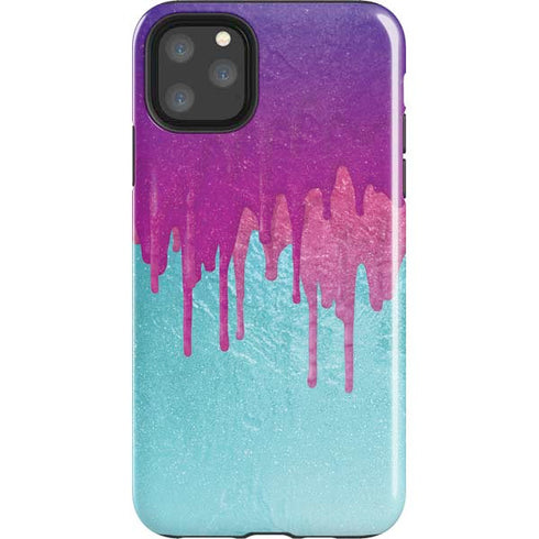 Paint Splatter Purple iPhone 11 Pro Max Impact Case
