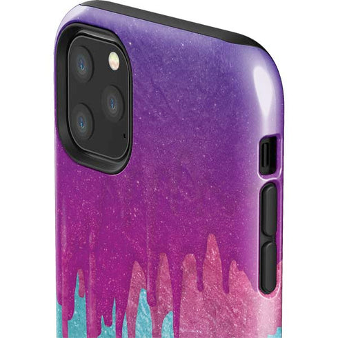 Paint Splatter Purple iPhone 11 Pro Max Impact Case