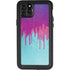 Paint Splatter Purple iPhone 11 Pro Max Waterproof Case