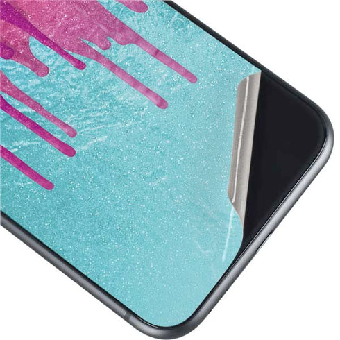 Paint Splatter Purple iPhone 11 Skin