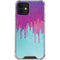 Paint Splatter Purple iPhone 12 Clear Case