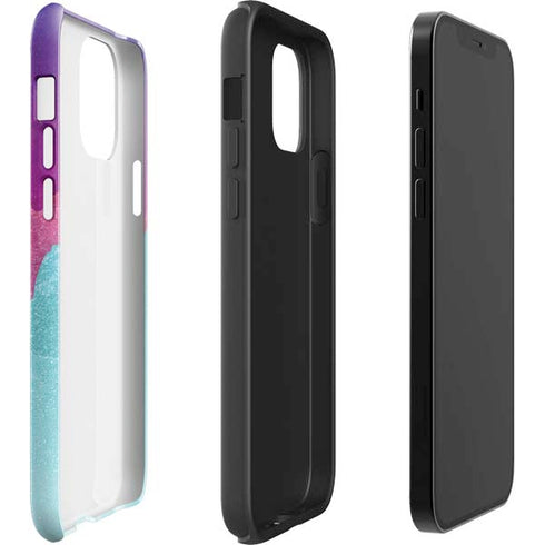 Paint Splatter Purple iPhone 12 Impact Case