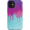 Paint Splatter Purple iPhone 12 Mini Impact Case