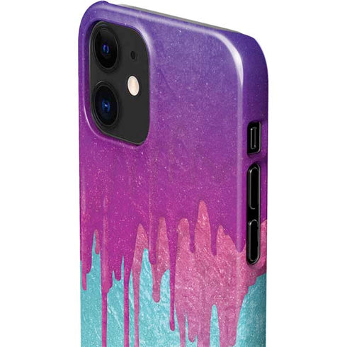 Paint Splatter Purple iPhone 12 Mini Lite Case