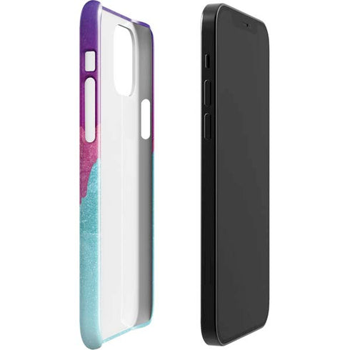 Paint Splatter Purple iPhone 12 Mini Lite Case