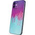 Paint Splatter Purple iPhone 12 Mini Skin