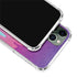 Paint Splatter Purple iPhone 12 Pro Clear Case