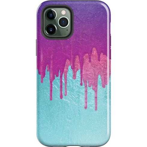 Paint Splatter Purple iPhone 12 Pro Impact Case