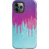 Paint Splatter Purple iPhone 12 Pro Impact Case
