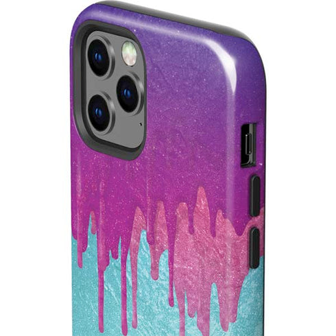 Paint Splatter Purple iPhone 12 Pro Impact Case