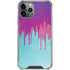 Paint Splatter Purple iPhone 12 Pro Max Clear Case