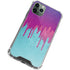 Paint Splatter Purple iPhone 12 Pro Max Clear Case
