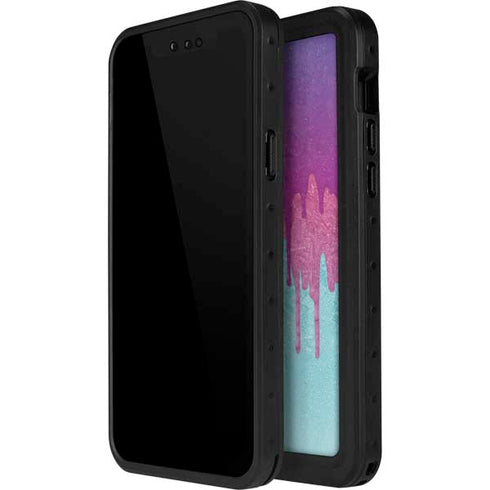 Paint Splatter Purple iPhone 12 Pro Max Waterproof Case