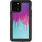 Paint Splatter Purple iPhone 12 Pro Waterproof Case