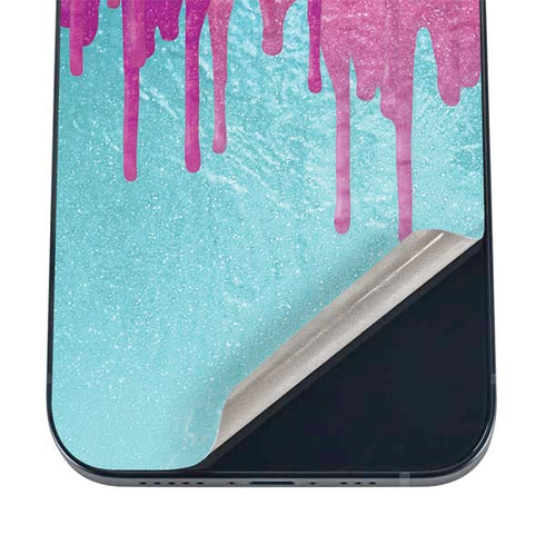 Paint Splatter Purple iPhone 12 Skin