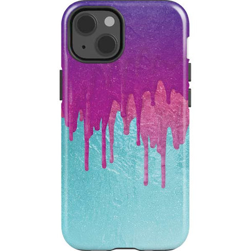 Paint Splatter Purple iPhone 13 Impact Case