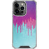 Paint Splatter Purple iPhone 13 Pro Clear Case