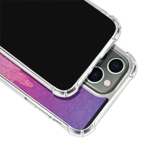 Paint Splatter Purple iPhone 13 Pro Clear Case