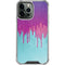 Paint Splatter Purple iPhone 13 Pro Max Clear Case