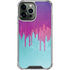 Paint Splatter Purple iPhone 13 Pro Max Clear Case