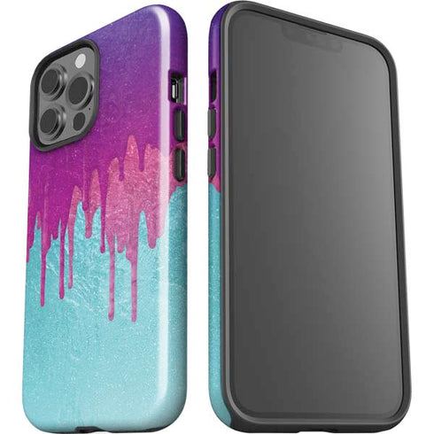 Paint Splatter Purple iPhone 13 Pro Max Impact Case
