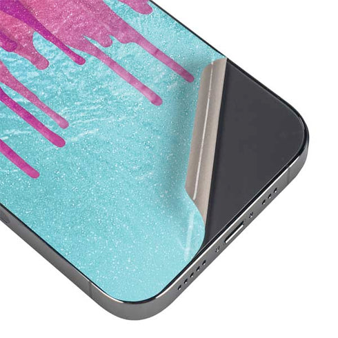 Paint Splatter Purple iPhone 13 Pro Max Skin