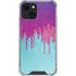 Paint Splatter Purple iPhone 14 Plus Clear Case
