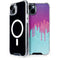 Paint Splatter Purple iPhone 14 Plus MagSafe Case