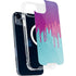 Paint Splatter Purple iPhone 14 Plus MagSafe Case