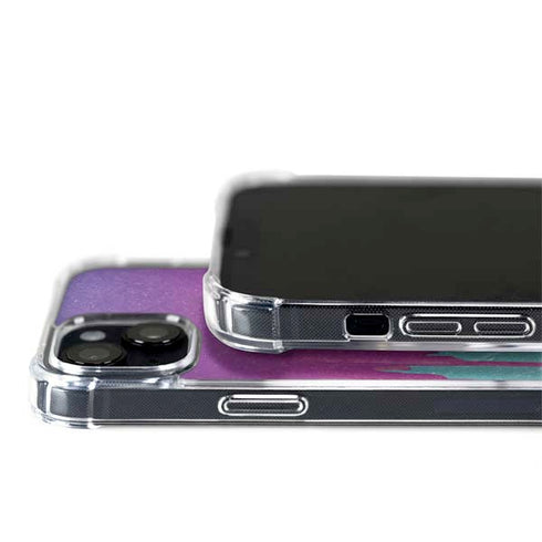 Paint Splatter Purple iPhone 15 Plus MagSafe Case