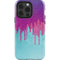 Paint Splatter Purple iPhone 14 Pro Impact Case