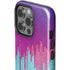 Paint Splatter Purple iPhone 14 Pro Impact Case