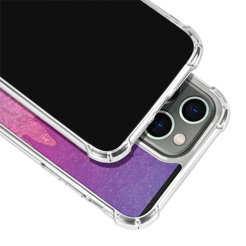 Paint Splatter Purple iPhone 15 Pro Max Clear Case