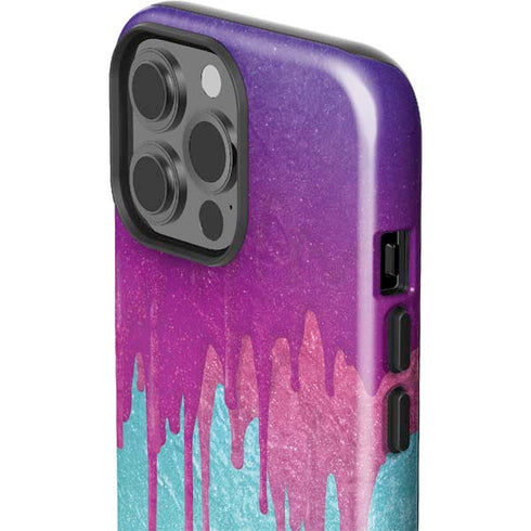 Paint Splatter Purple iPhone 15 Pro Max Impact Case