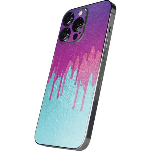 Paint Splatter Purple iPhone 14 Pro Max Skin