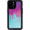 Paint Splatter Purple iPhone 14 Pro Max Waterproof Case