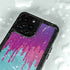 Paint Splatter Purple iPhone 14 Pro Max Waterproof Case