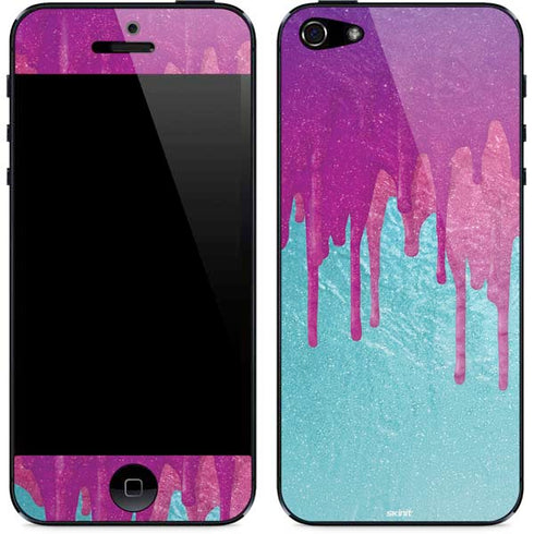 Paint Splatter Purple iPhone 5/5s/5SE Skin
