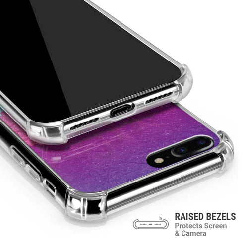 Paint Splatter Purple iPhone 7/8 Plus Clear Case