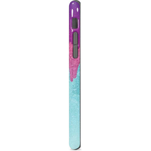 Paint Splatter Purple iPhone 8 Pro Case