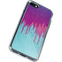 Paint Splatter Purple iPhone SE (2nd & 3rd Gen) Clear Case