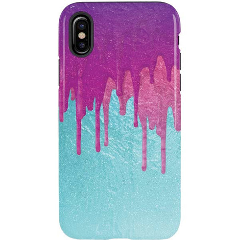 Paint Splatter Purple iPhone X Pro Case
