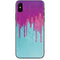 Paint Splatter Purple iPhone X Skin