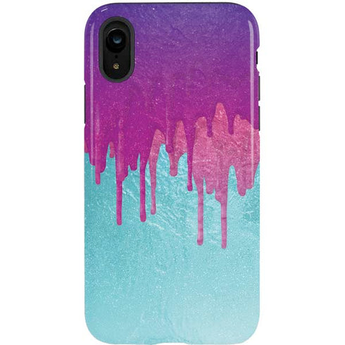 Paint Splatter Purple iPhone XR Pro Case