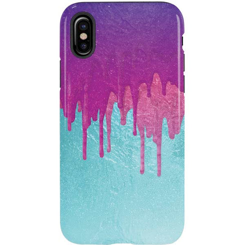 Paint Splatter Purple iPhone XS Pro Case