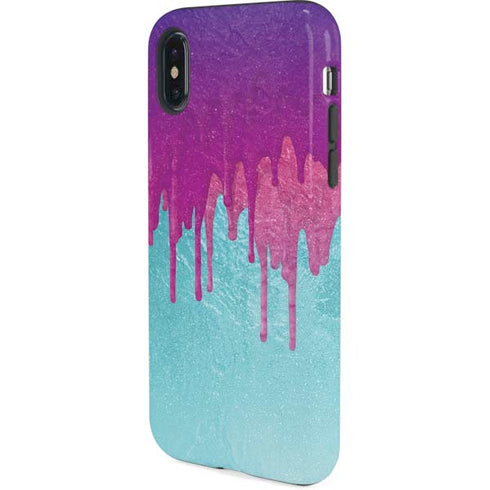 Paint Splatter Purple iPhone XS Pro Case