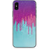 Paint Splatter Purple iPhone XS Skin