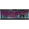 Paint Splatter Purple K95 RGB PLATINUM Mechanical Gaming Keyboard Skin