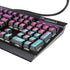 Paint Splatter Purple K95 RGB PLATINUM Mechanical Gaming Keyboard Skin