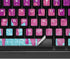Paint Splatter Purple K95 RGB PLATINUM Mechanical Gaming Keyboard Skin